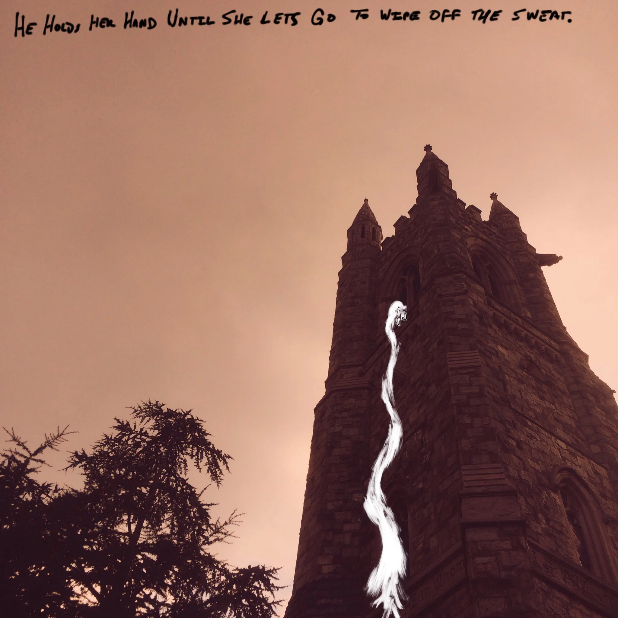 #JawnADay 2014-08-07 He holds her hand until she legs go to wipe off the sweat.