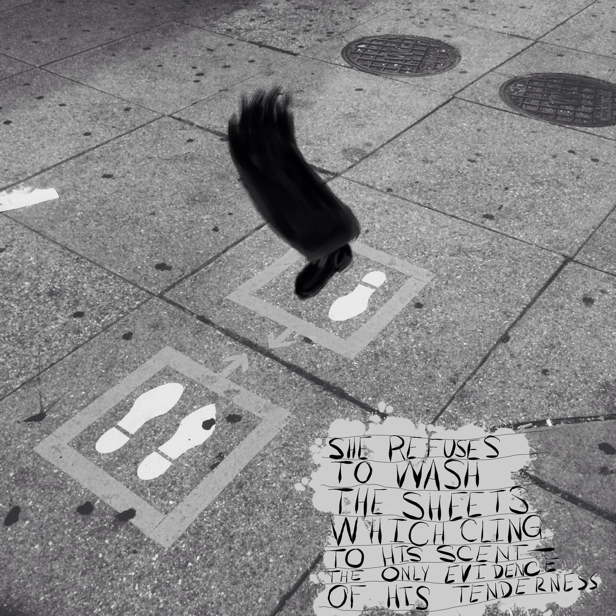 #JawnADay 2014-08-17 She refuses to wash the sheets which cling to his scent--the only evidence of his tenderness.