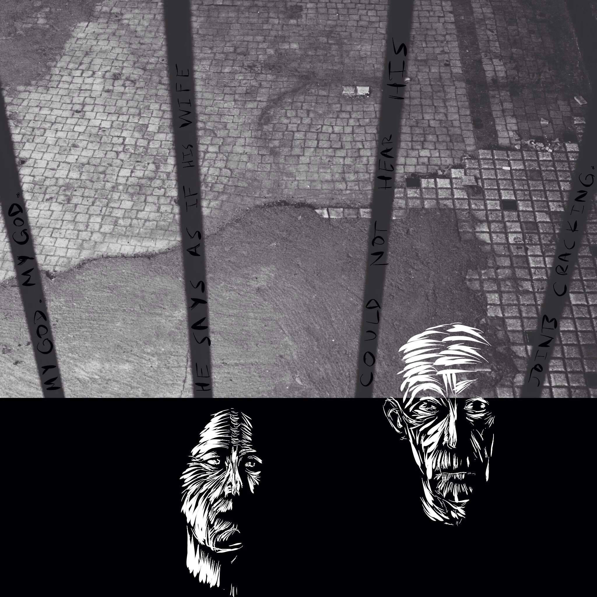 #JawnADay 2014-09-09 My god. My god. He says as if his wife could not hear his joints cracking.