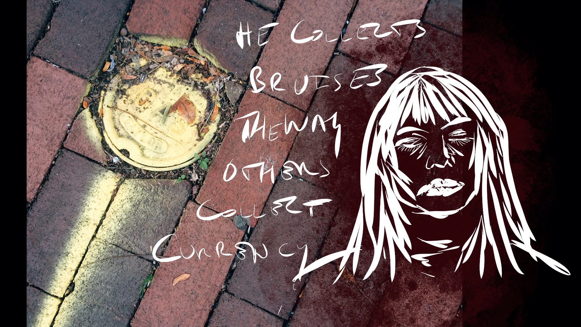 #JawnADay 2014-10-09 He bruises the way others collect currency.