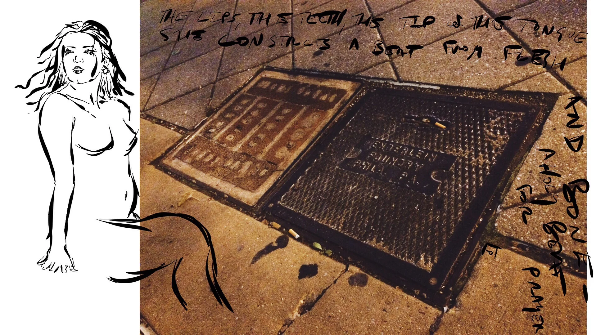 #JawnADay 2014-10-16 The lips, the teeth, the tip of the tongue; she constructs a beat from flesh and bone -- a holy beat for prayer.