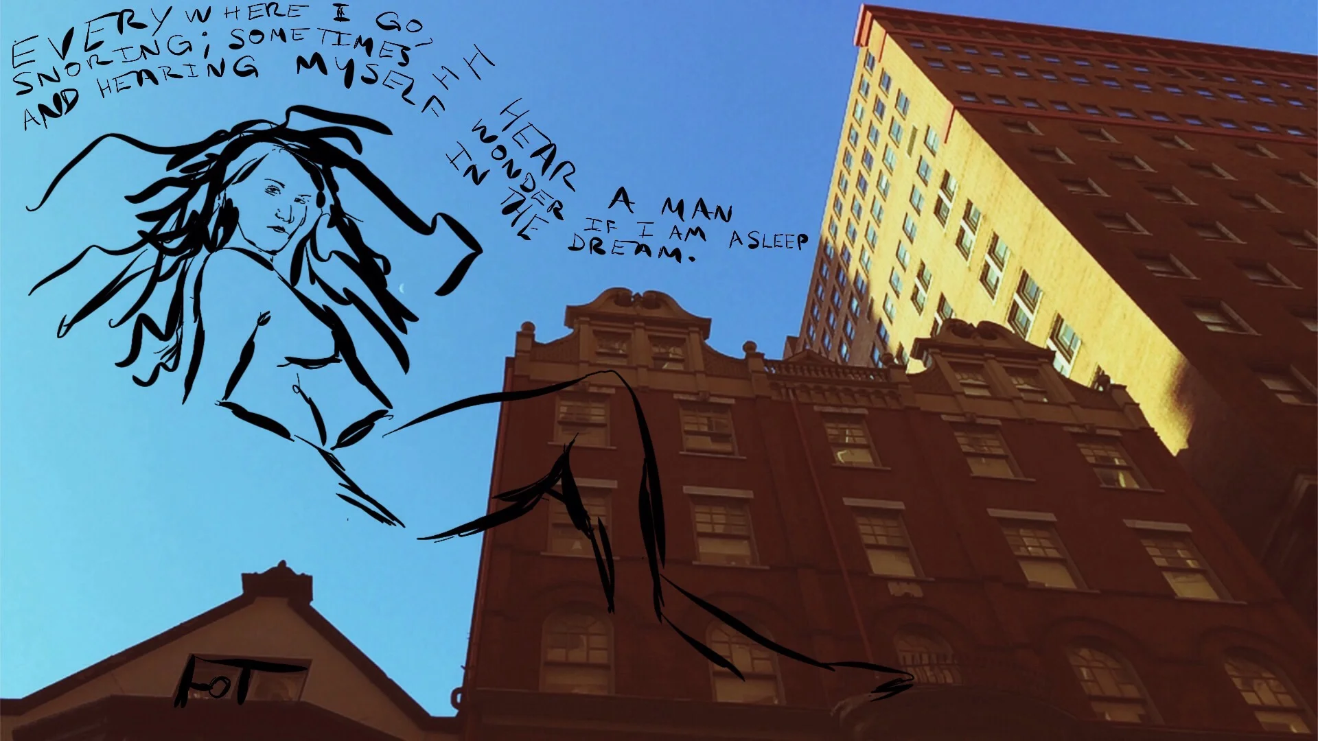 #JawnADay 2014-10-19 Everywhere I go, I hear a man snoring; sometimes I wonder if I am asleep and hearing myself in the dream.