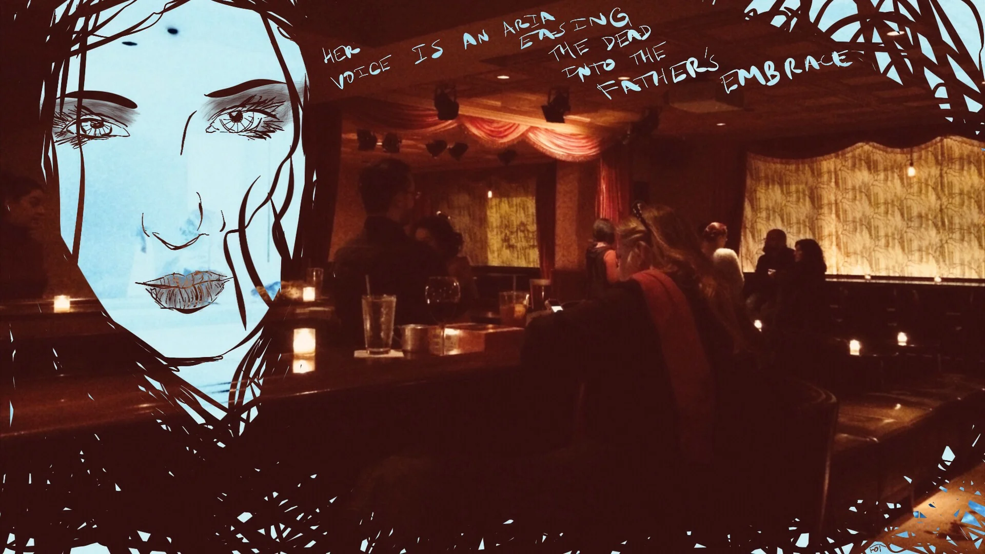 #JawnADay 2014-10-23 Her voice is an aria easing the dead into The Father's Embrace.