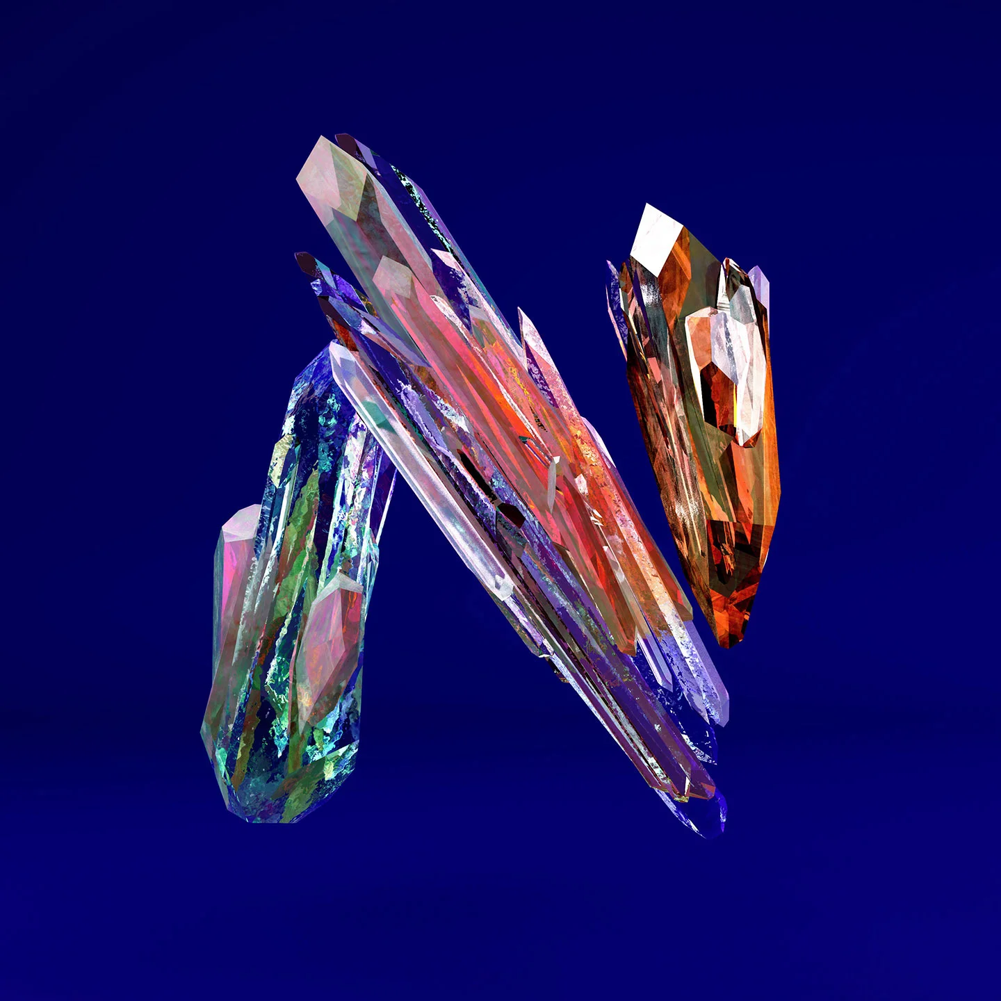 36 Days of Type 2016 - 3D typography letter N visual.