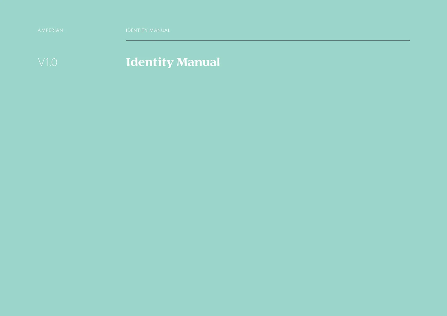 Amperian SG branding corporate identity design guide manual.