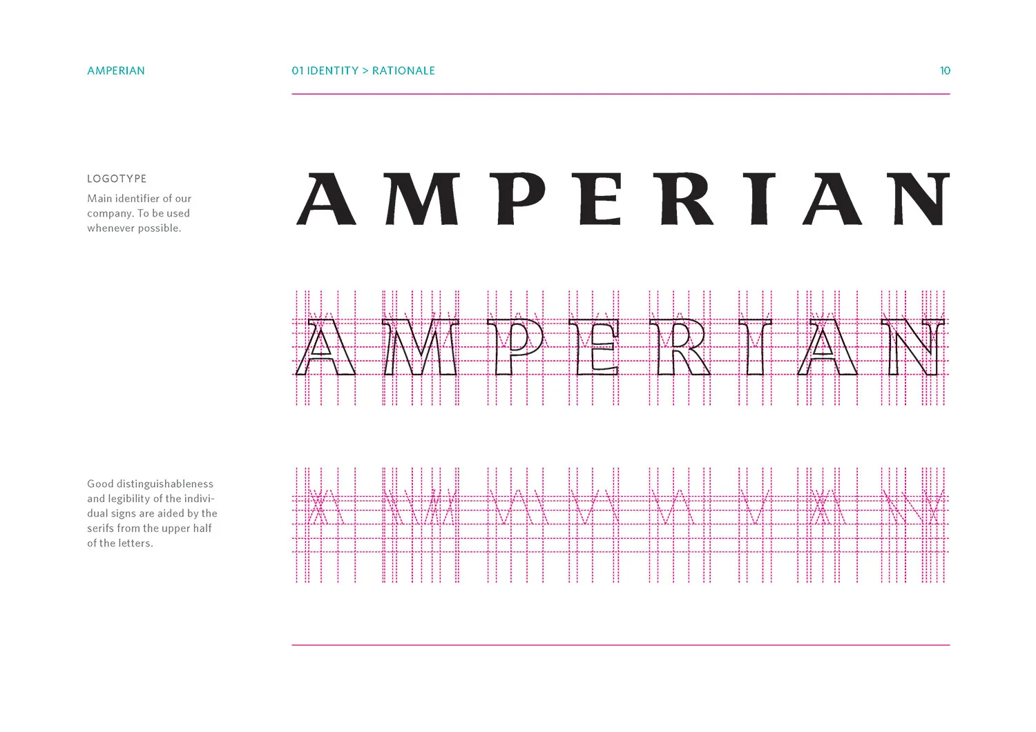 Amperian SG branding corporate identity design guide manual - Logo identity rationale.