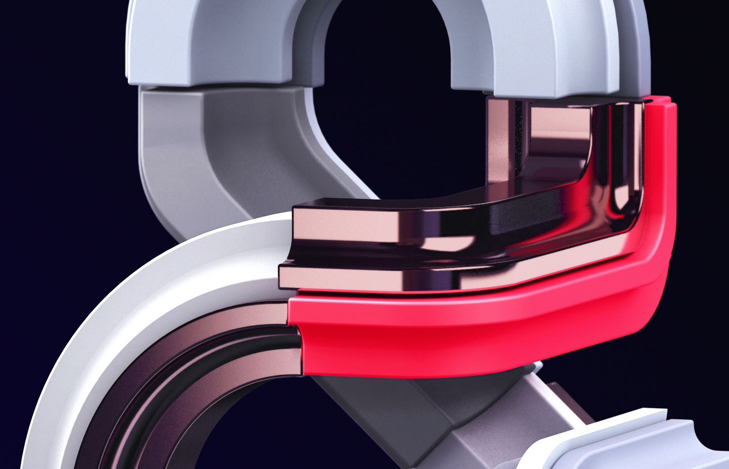 Adobe Ampersands - 3D ampersand lettering visual designs version 2 detail closeup.
