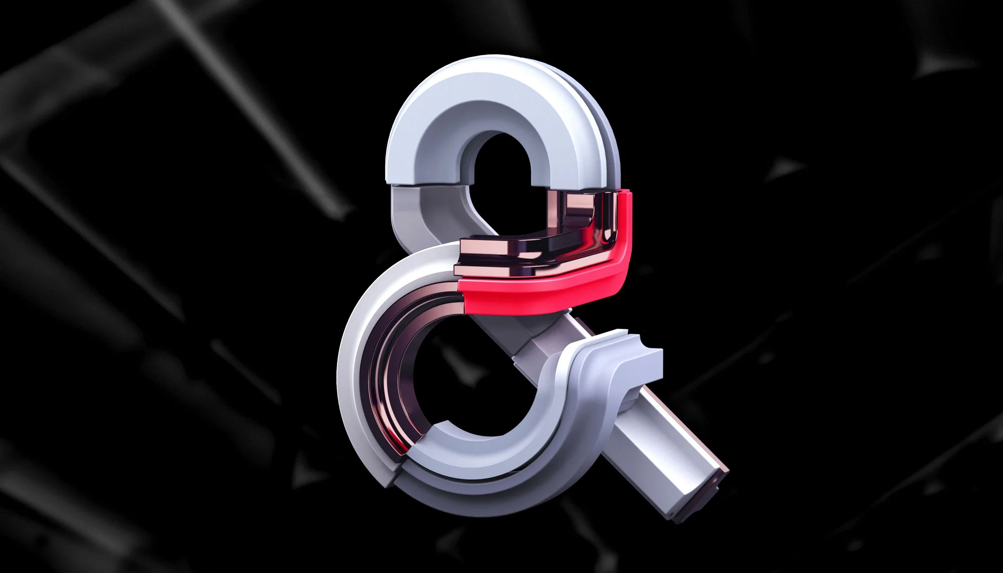 Adobe Ampersands - 3D ampersand lettering visual designs version 2.