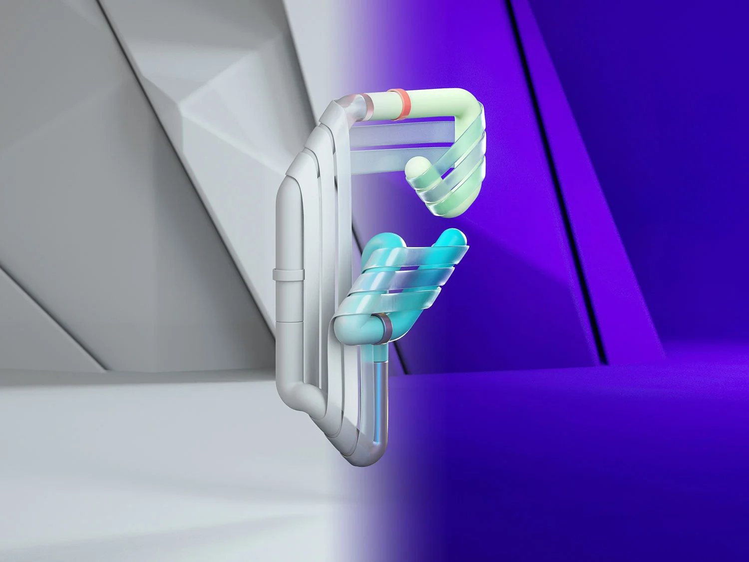 36 Days of Type 2018 - 3D letter F clay model vs final.