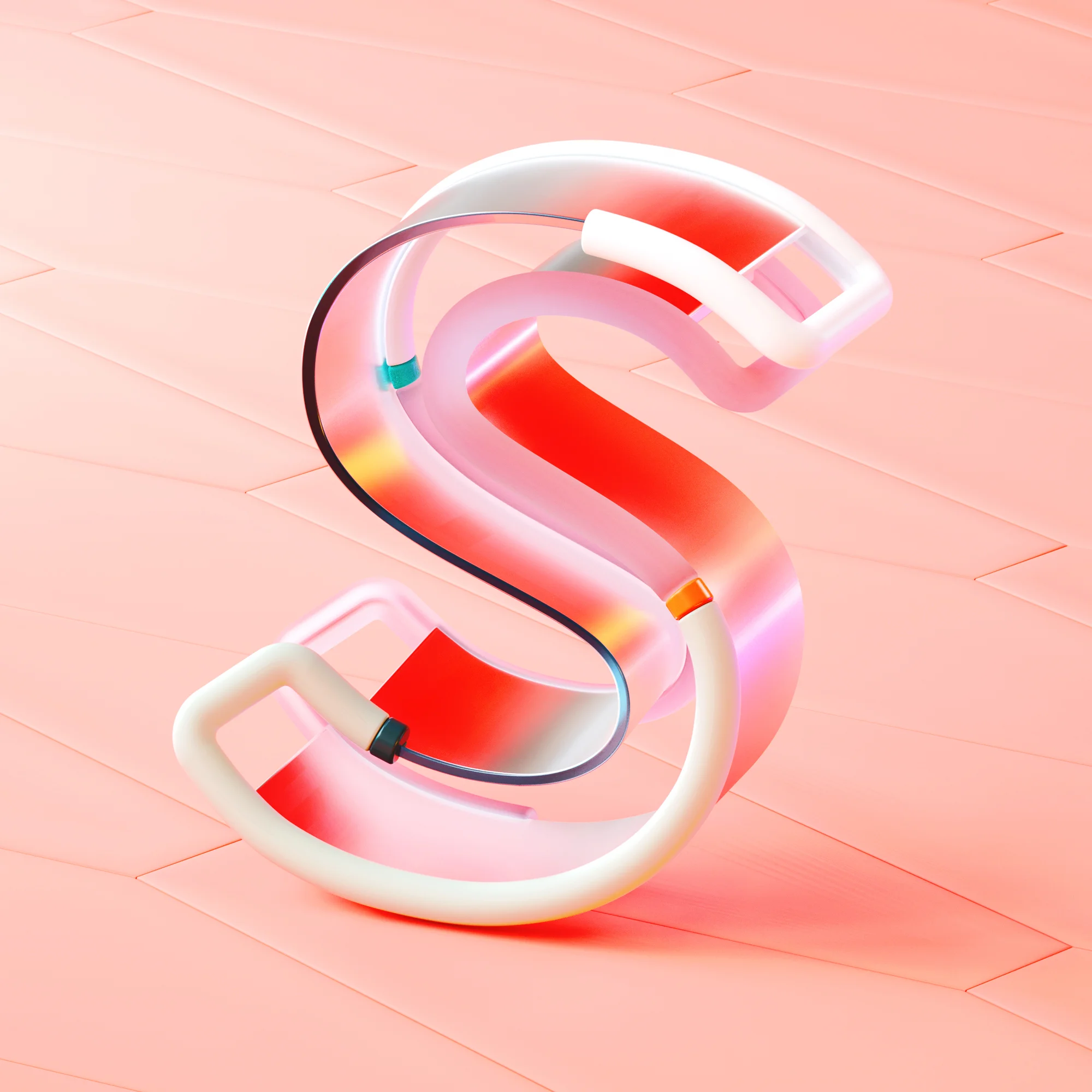 BÜRO UFHO - 3D type - Shout Out Loud opening slide visual