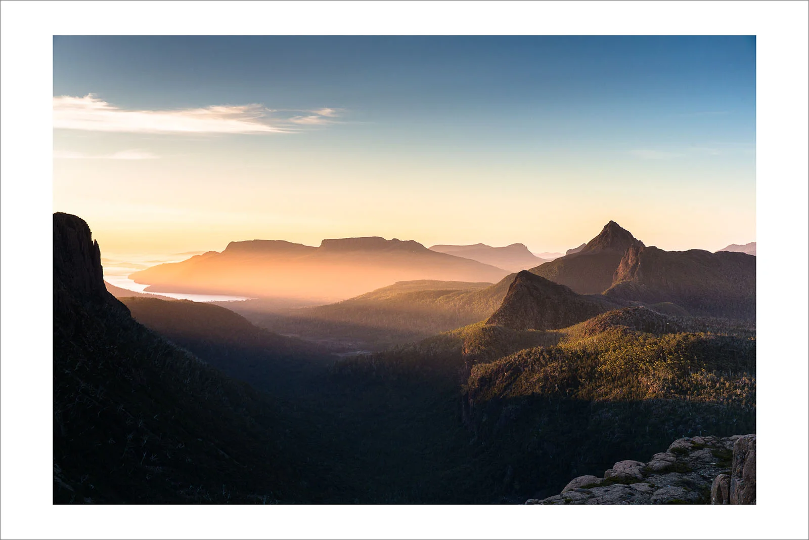 Sunrise at Mount Geryon - Tasmania