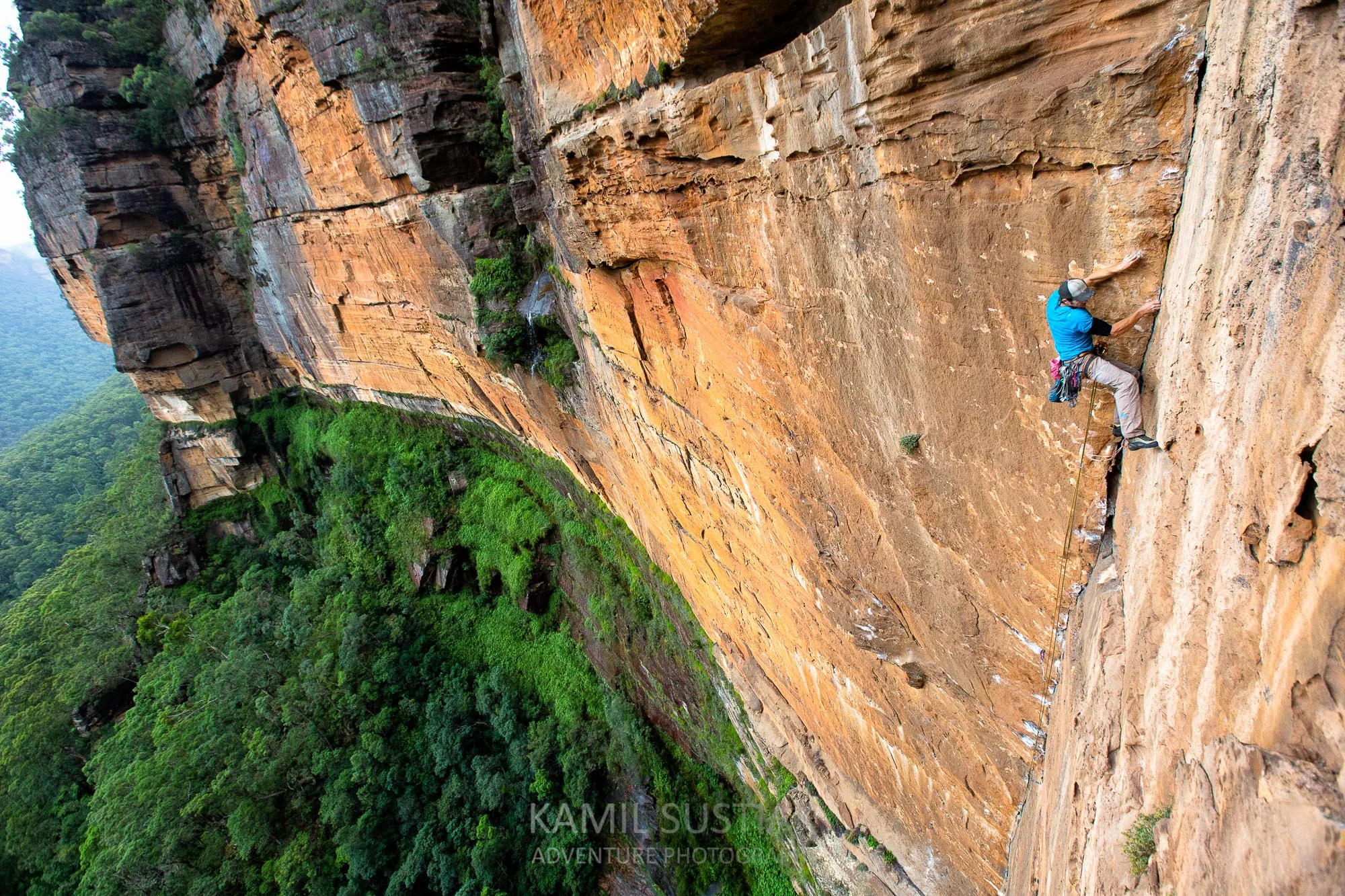 Zac Vertreez onsighting the Thin Line of Reprieve in one huge si