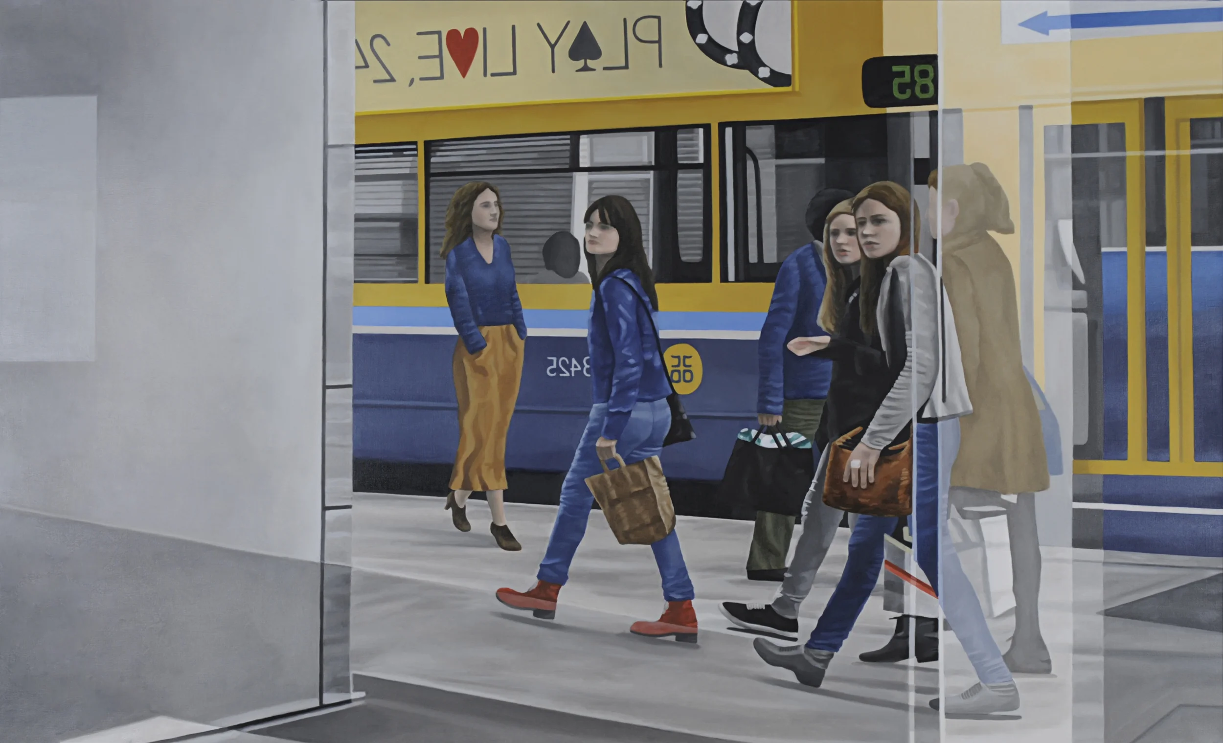 Between Us, Oil on Linen, 40 x 66 in.