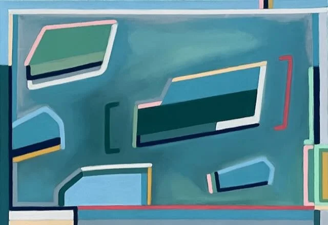 Buoyant #2, Pastel on Paper, 18.5 x 26.5 in.