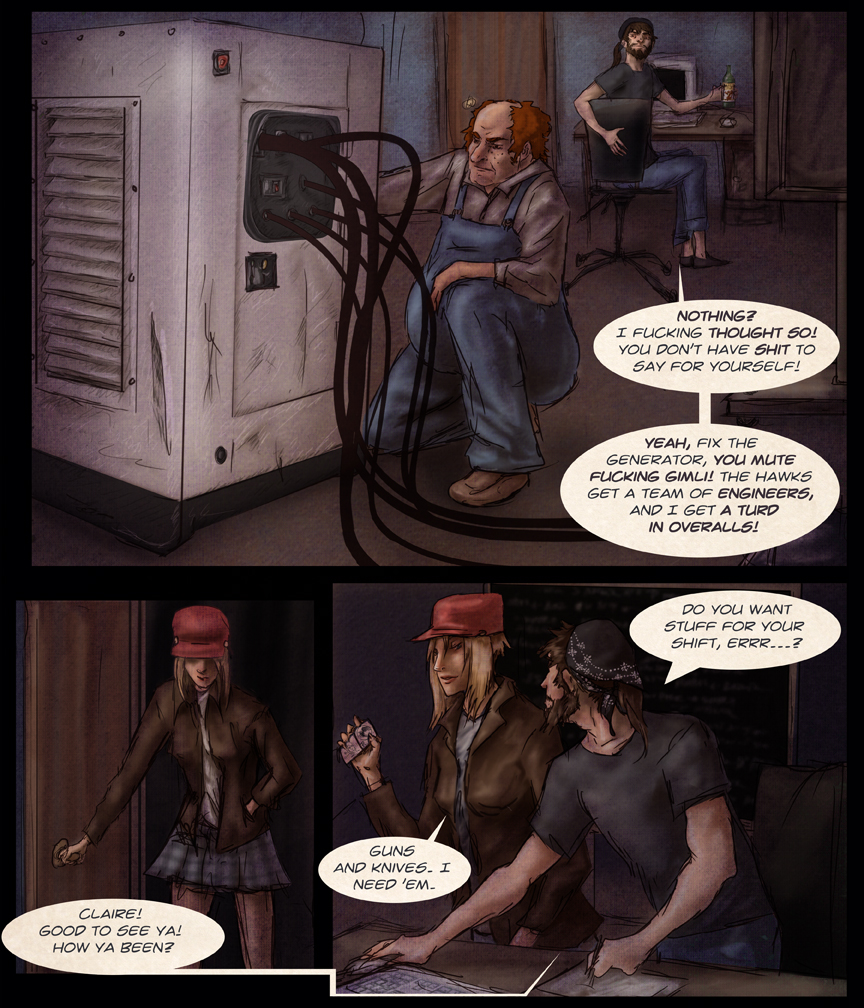 After-comic Webcomic comics webserries science fiction post apocalypse Chapter 1 page 7