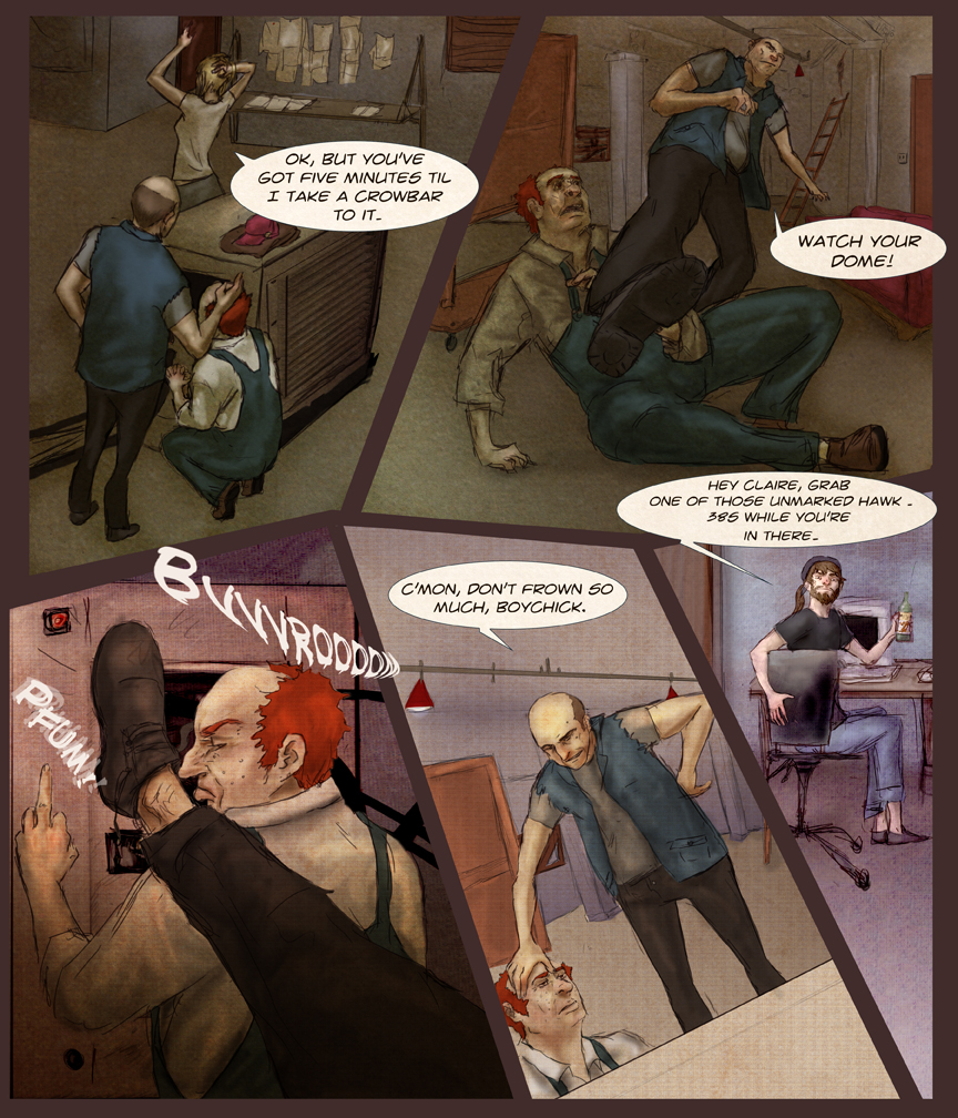 After-comic Webcomic comics webserries science fiction post apocalypse Chapter 1 page 10