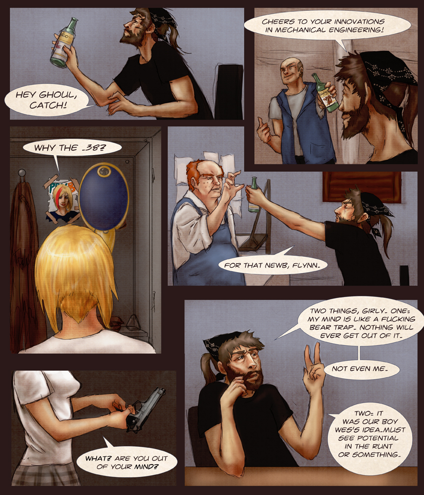 After-comic Webcomic comics webserries science fiction post apocalypse Chapter 1 page 11
