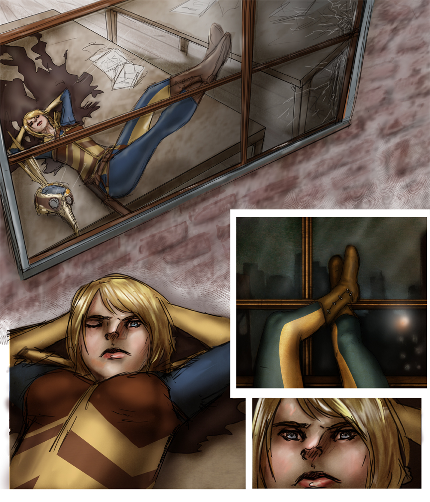 After-comic Webcomic comics webserries science fiction post apocalypse Chapter 1 page 15