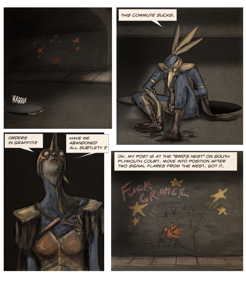 After-comic Webcomic comics webserries science fiction post apocalypse Chapter 1 page 14