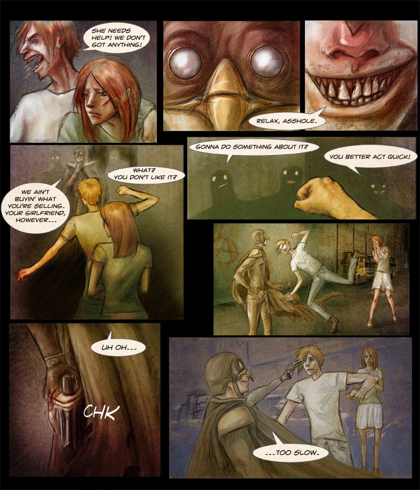 After-comic Webcomic comics webserries science fiction post apocalypse Chapter 1 page 18