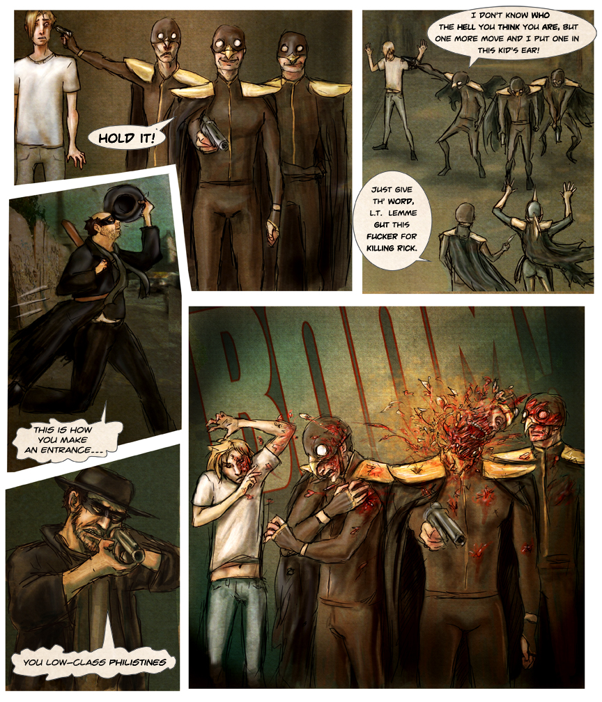 After-comic Webcomic comics webserries science fiction post apocalypse Chapter 1 page 24