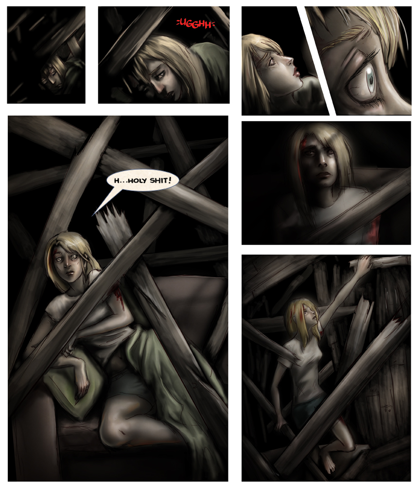 After-comic Webcomic comics webseries science fiction post apocalypse Chapter 2 page 9