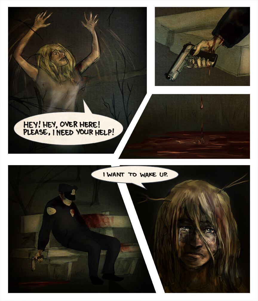 After-comic Webcomic comics webseries science fiction post apocalypse Chapter 2 page 18