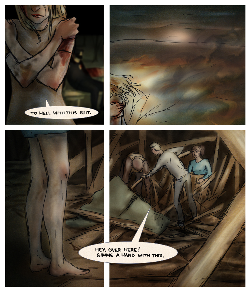 After-comic Webcomic comics webseries science fiction post apocalypse Chapter 2 page 19