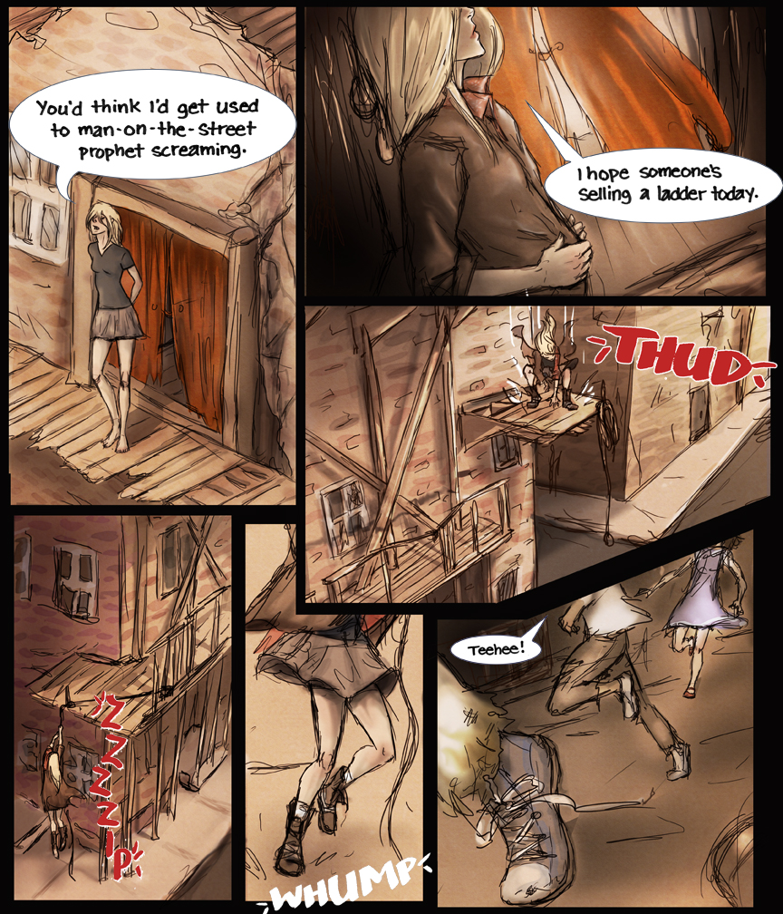 After-comic Webcomic comics webseries science fiction post apocalypse Chapter 3 Page 3