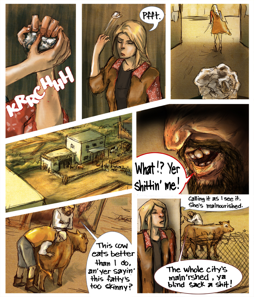 After-comic Webcomic comics webseries science fiction post apocalypse Chapter 3 Page 10