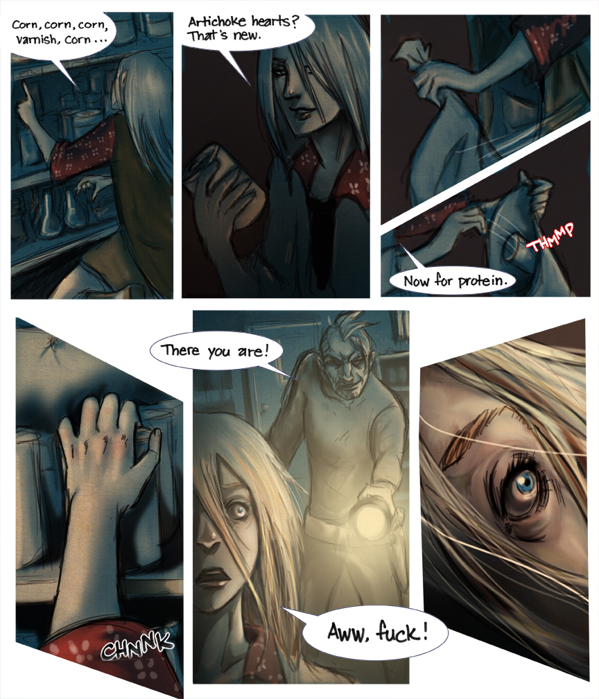 After-comic Webcomic comics webseries science fiction post apocalypse Chapter 3 Page 11