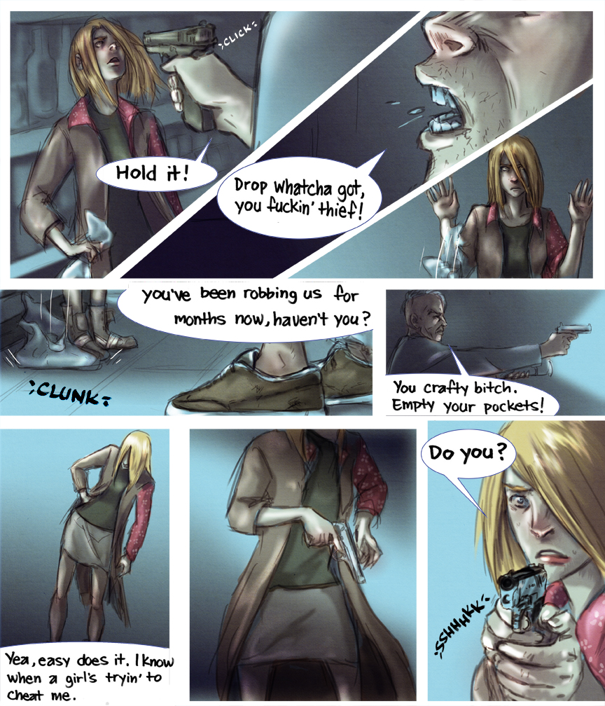 After-comic Webcomic comics webseries science fiction post apocalypse Chapter 3 Page 12