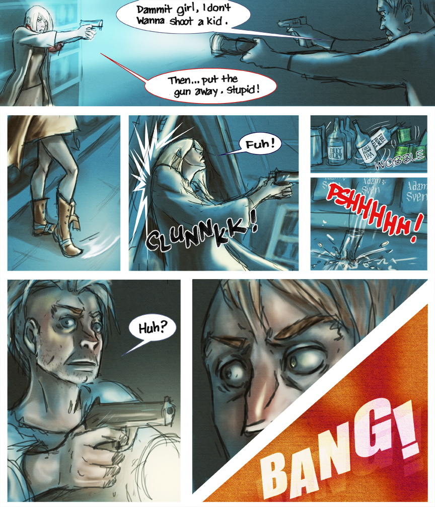 After-comic Webcomic comics webseries science fiction post apocalypse Chapter 3 Page 13