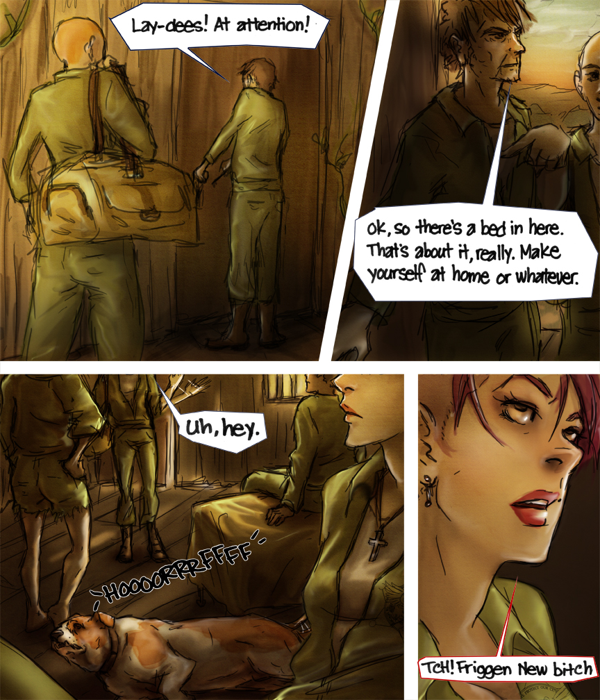 After-comic Webcomic comics webseries science fiction post apocalypse Chapter 3 Page 33