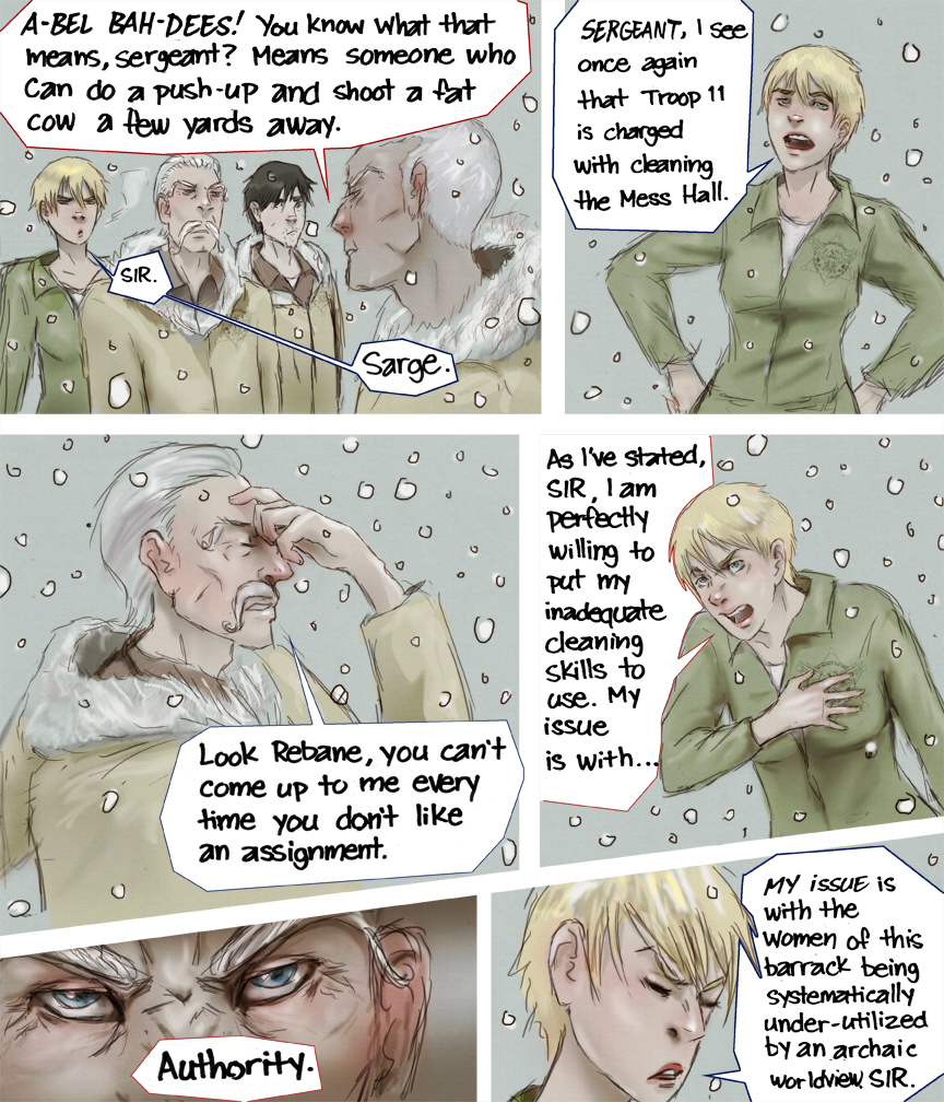 After-comic Webcomic comics webseries science fiction post apocalypse Chapter 3 Page 38