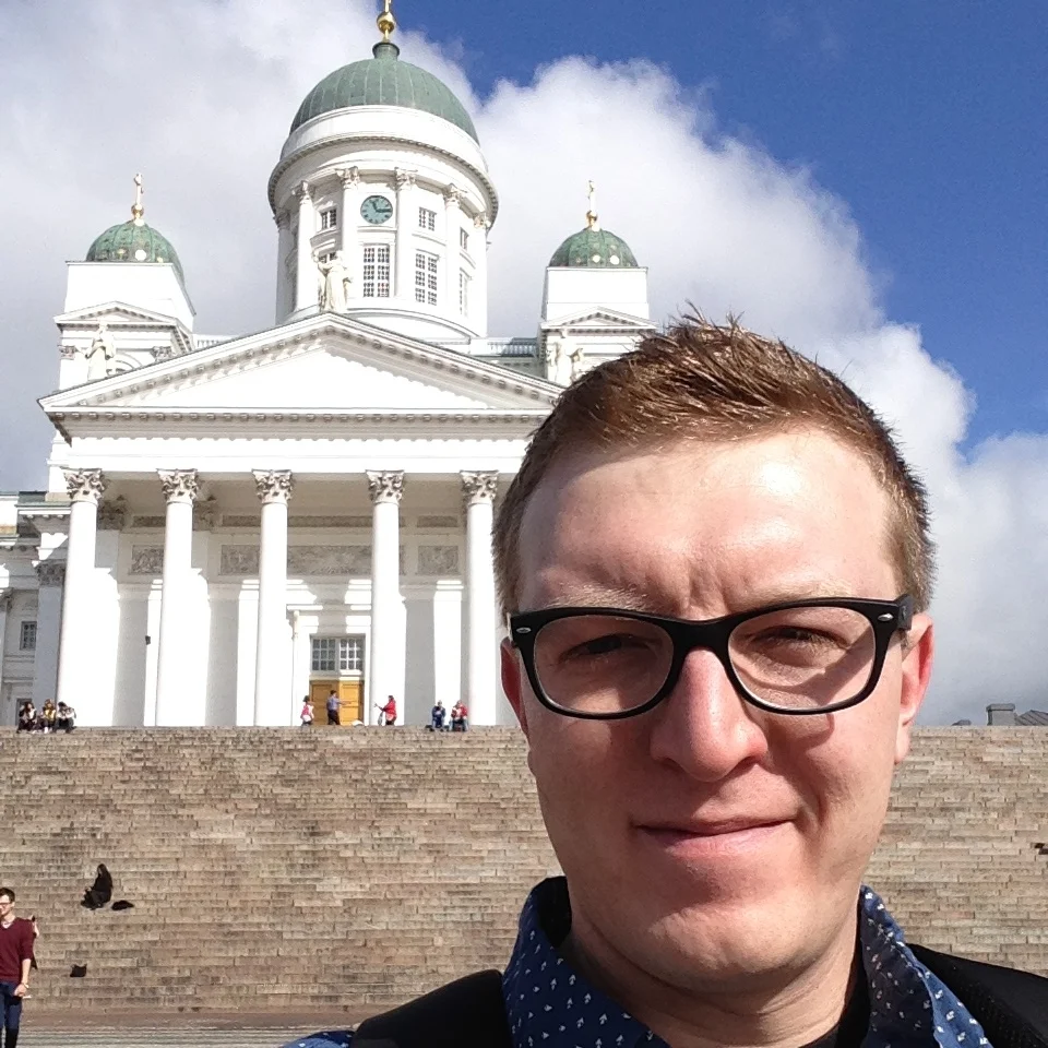 Outside Helsinki Cathedral or "The Church" as the locals seemed to call it.
