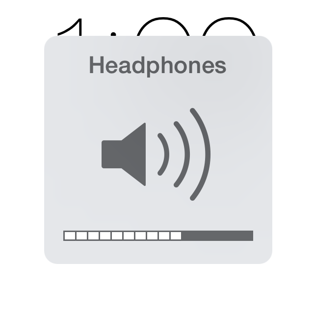 If you see this while pressing your volume buttons, you should should adjust the "Ringers and Alerts" volume in Settings App > Sounds.
