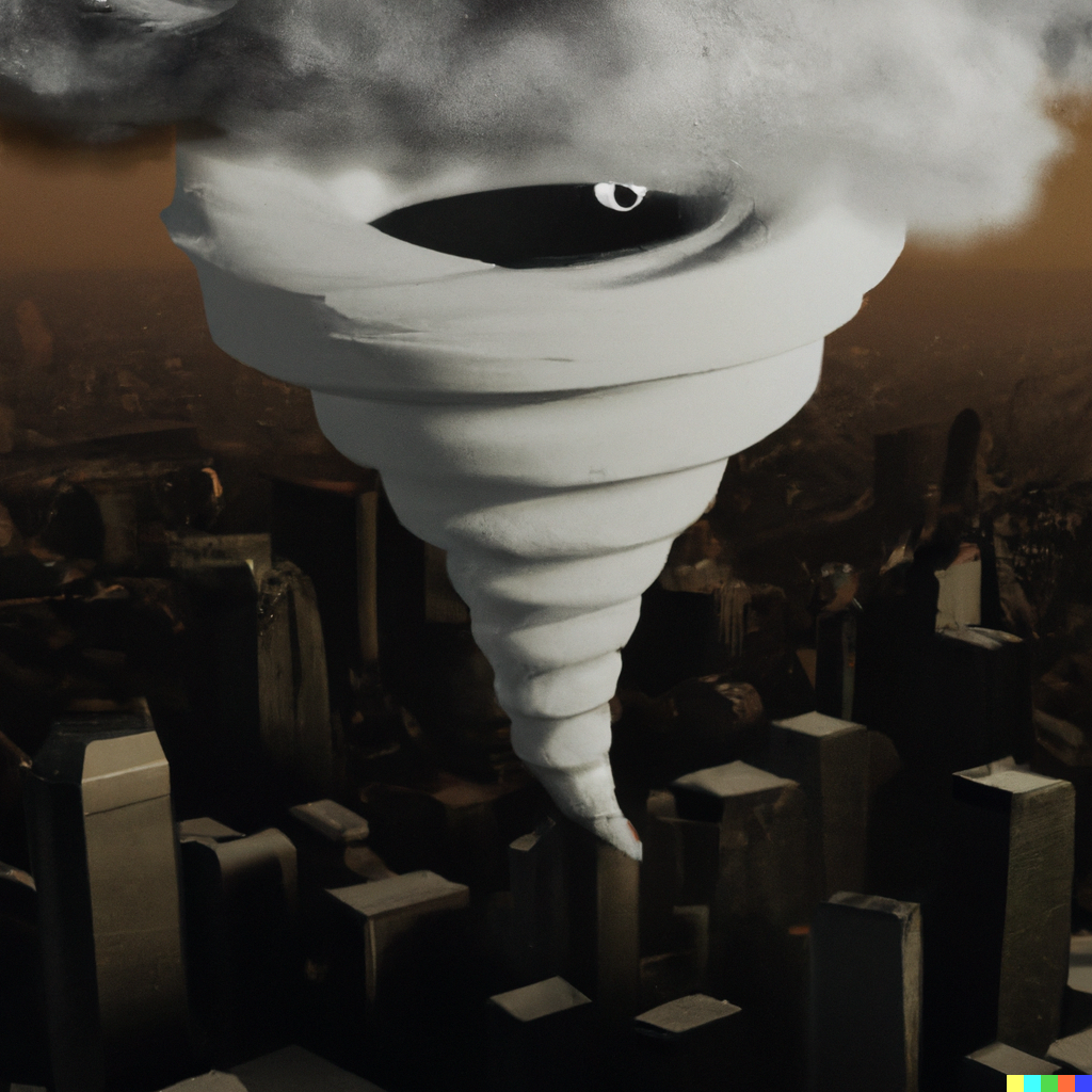DALL·E+2023-04-18+12.11.17+-+3d+render+a+ominous+tornado+cloud+with+eyes+only,+with+a+city+below,+disaster.png