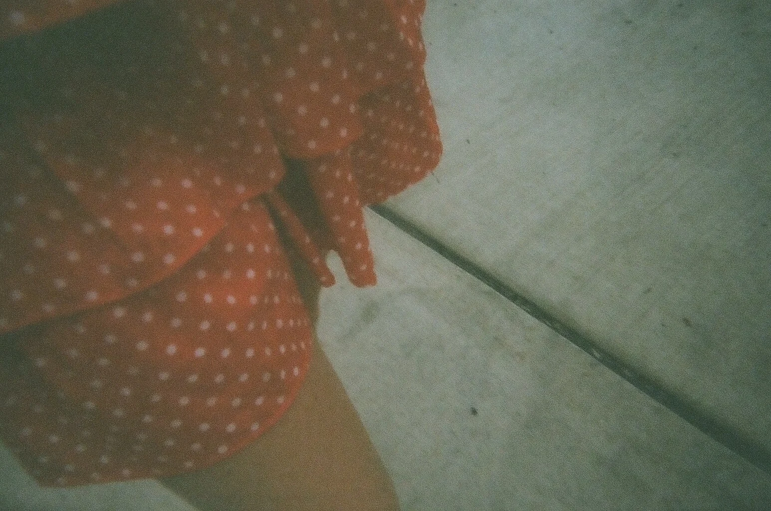 The skirt of my favorite dress, while I was walking to Oslo Sushi (RIP) in Detroit.