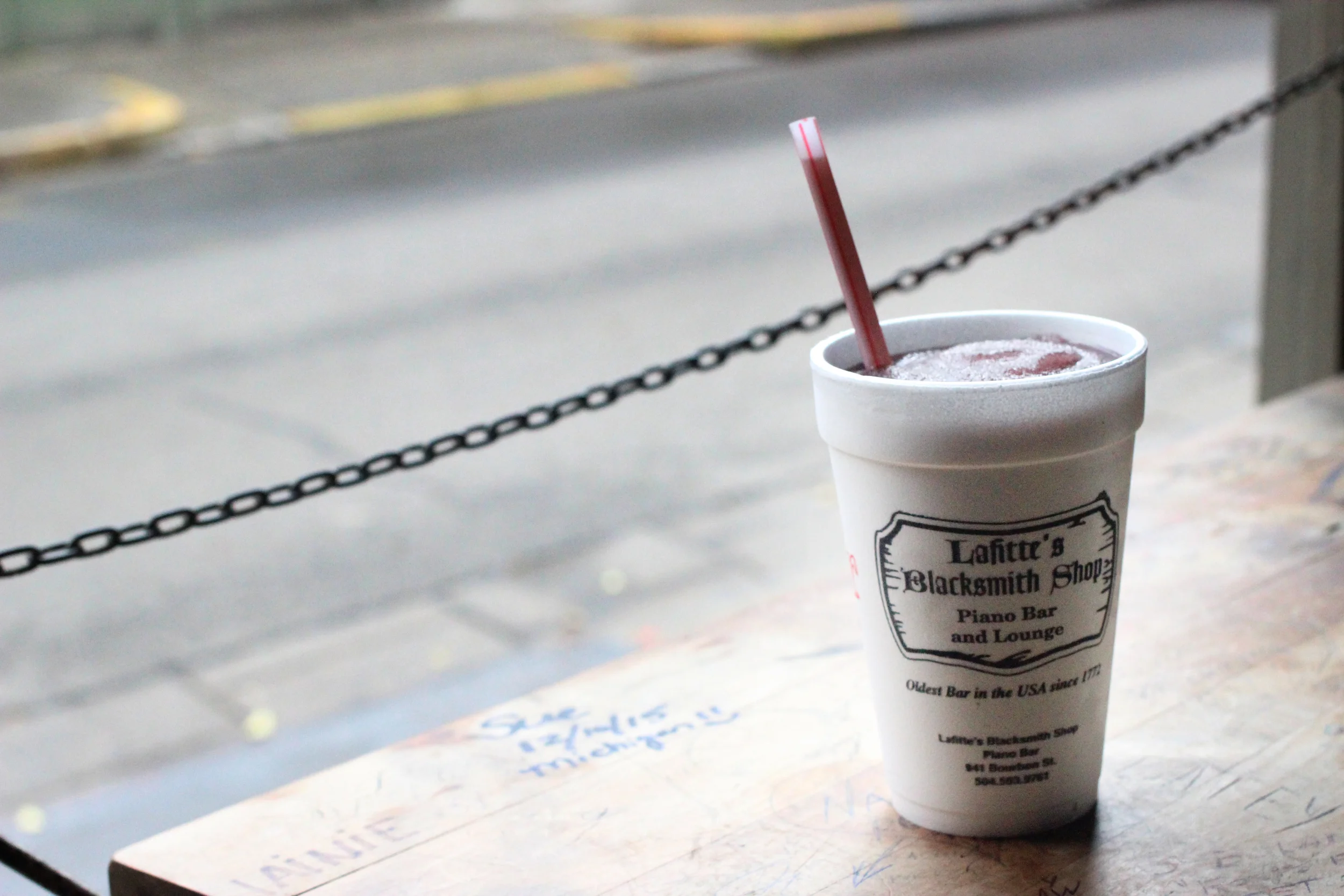 Lafitte's purple daiquiri