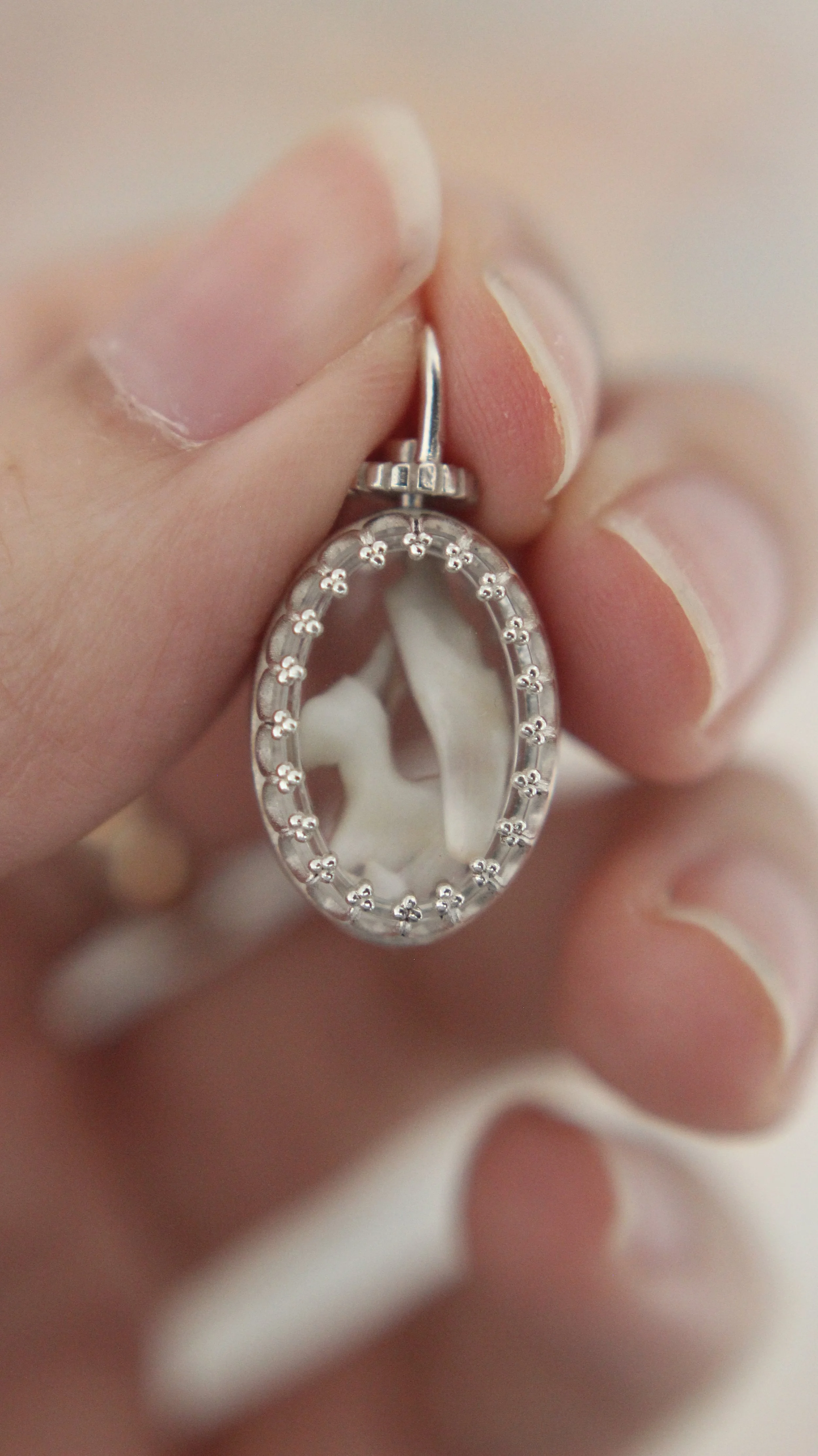 Teeth, sterling silver