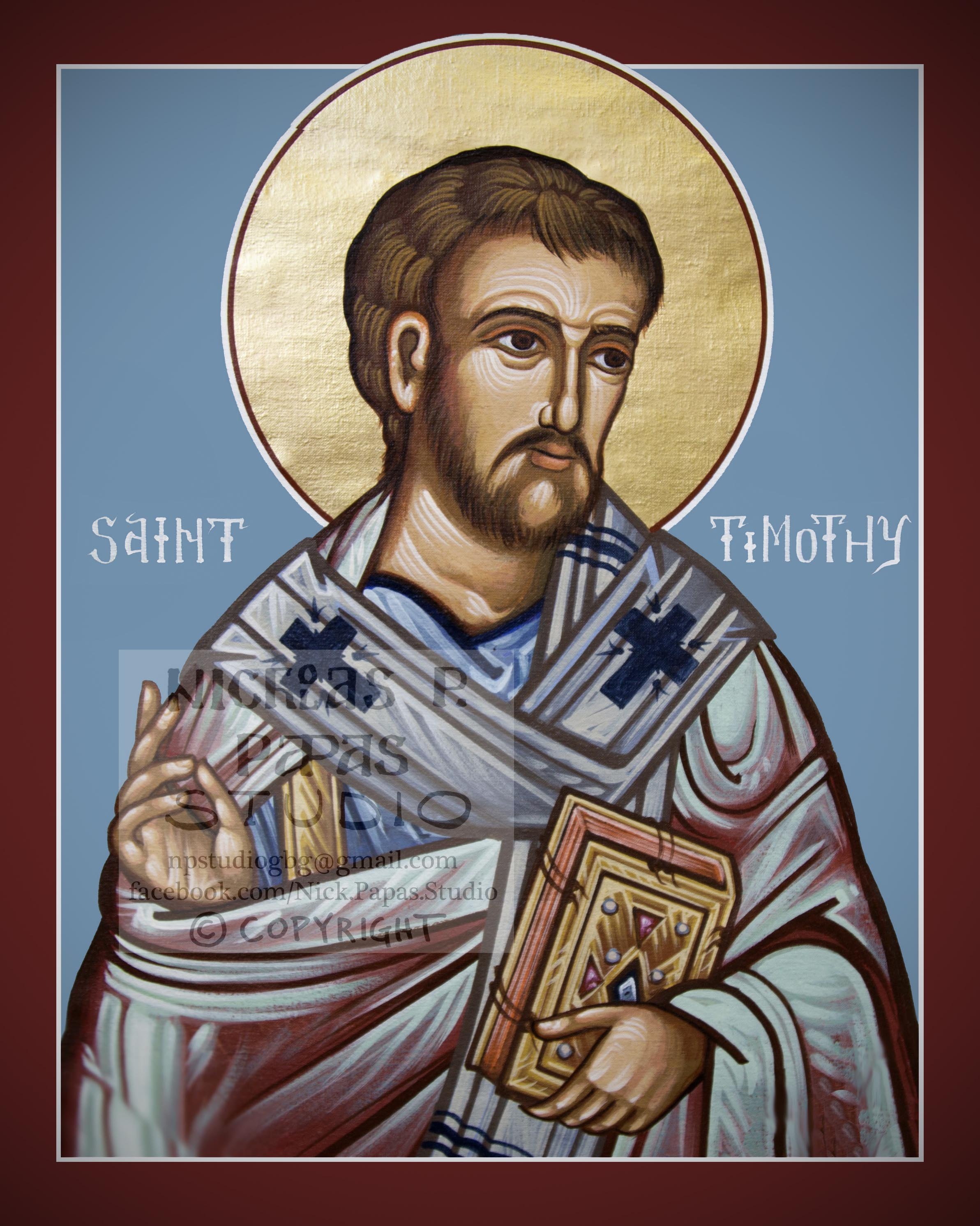 Timothy (A)(8"x10"x3/4")(Patron of abdominal ailments)