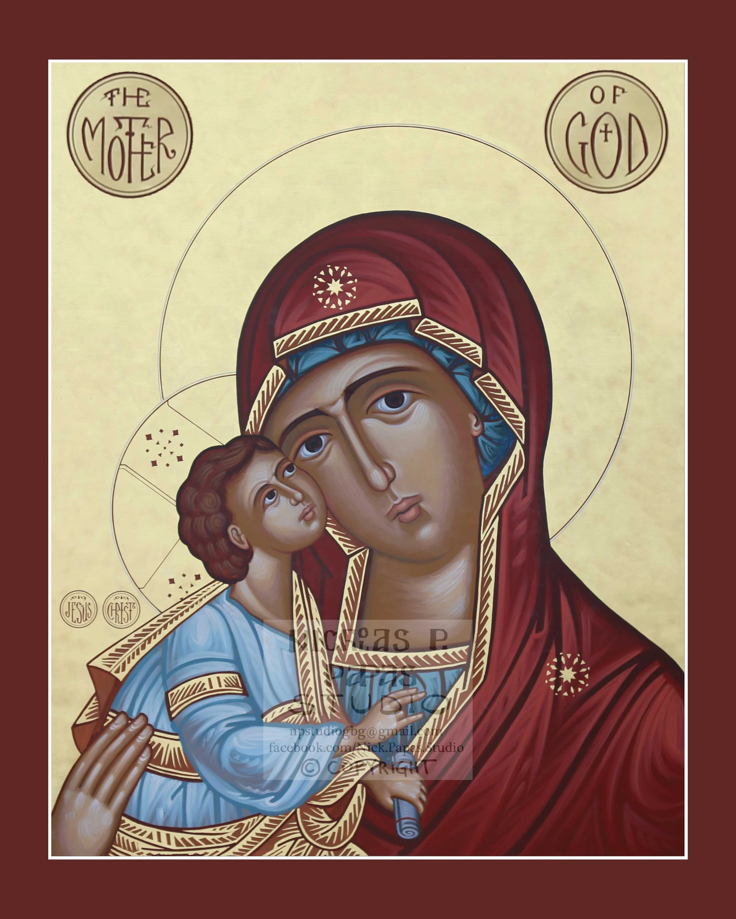 Mother of God (8)(8"x10"x3/4")