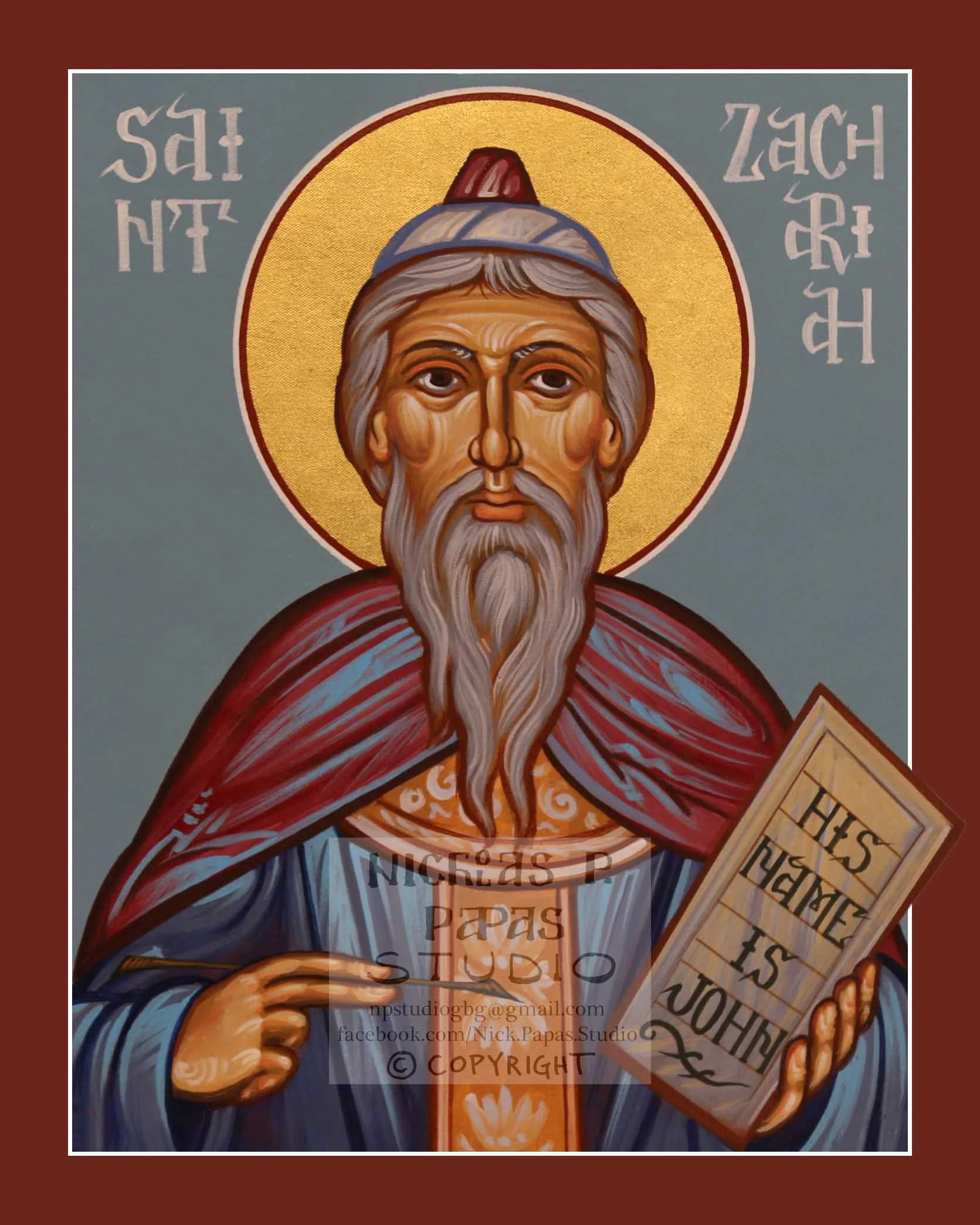 Zachariah (8"x10"x3/4")
