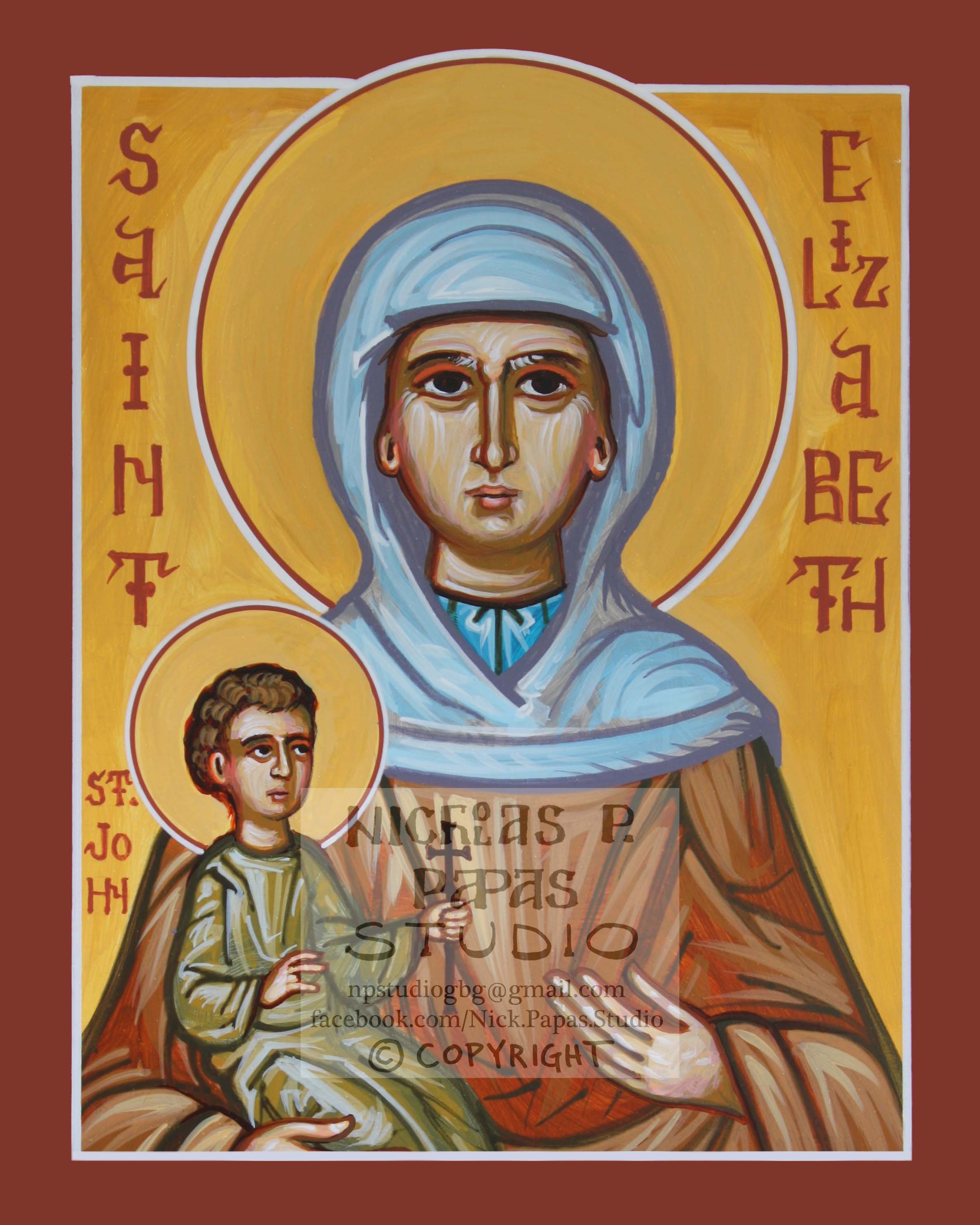 Elizabeth Mother of The Baptist (A)(8"x10"x3/4")