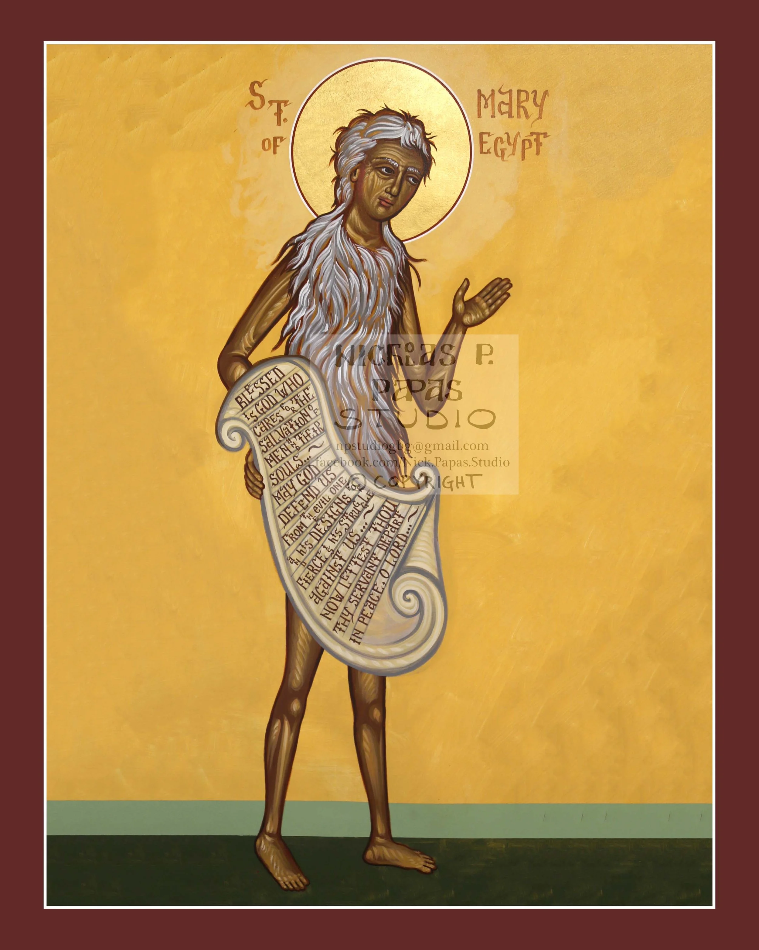 Mary of Egypt (B)(8"x10"x3/4")