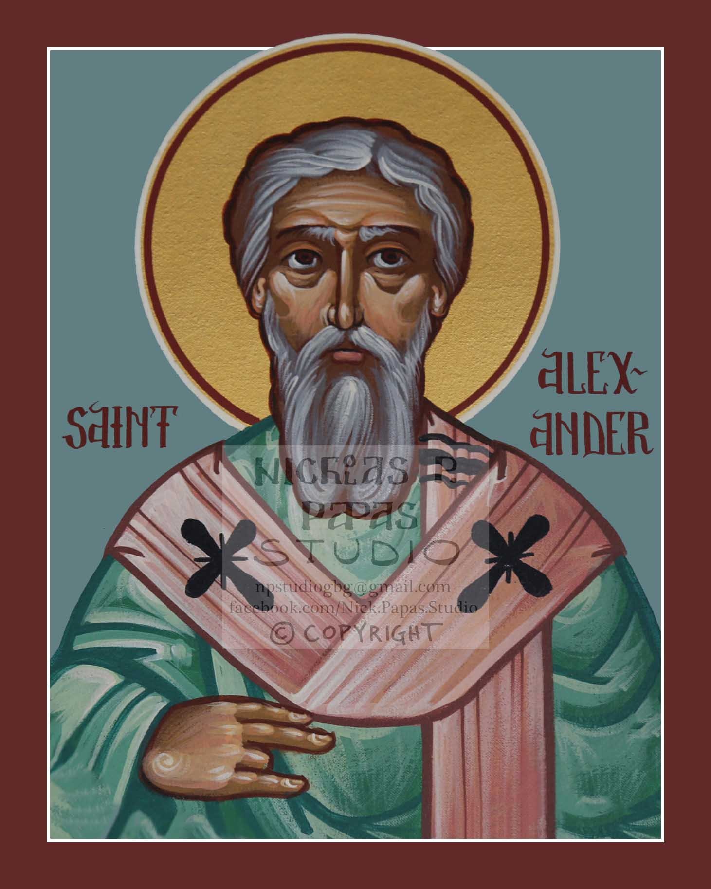 Alexander of Constantinople (8"x10"x3/4")
