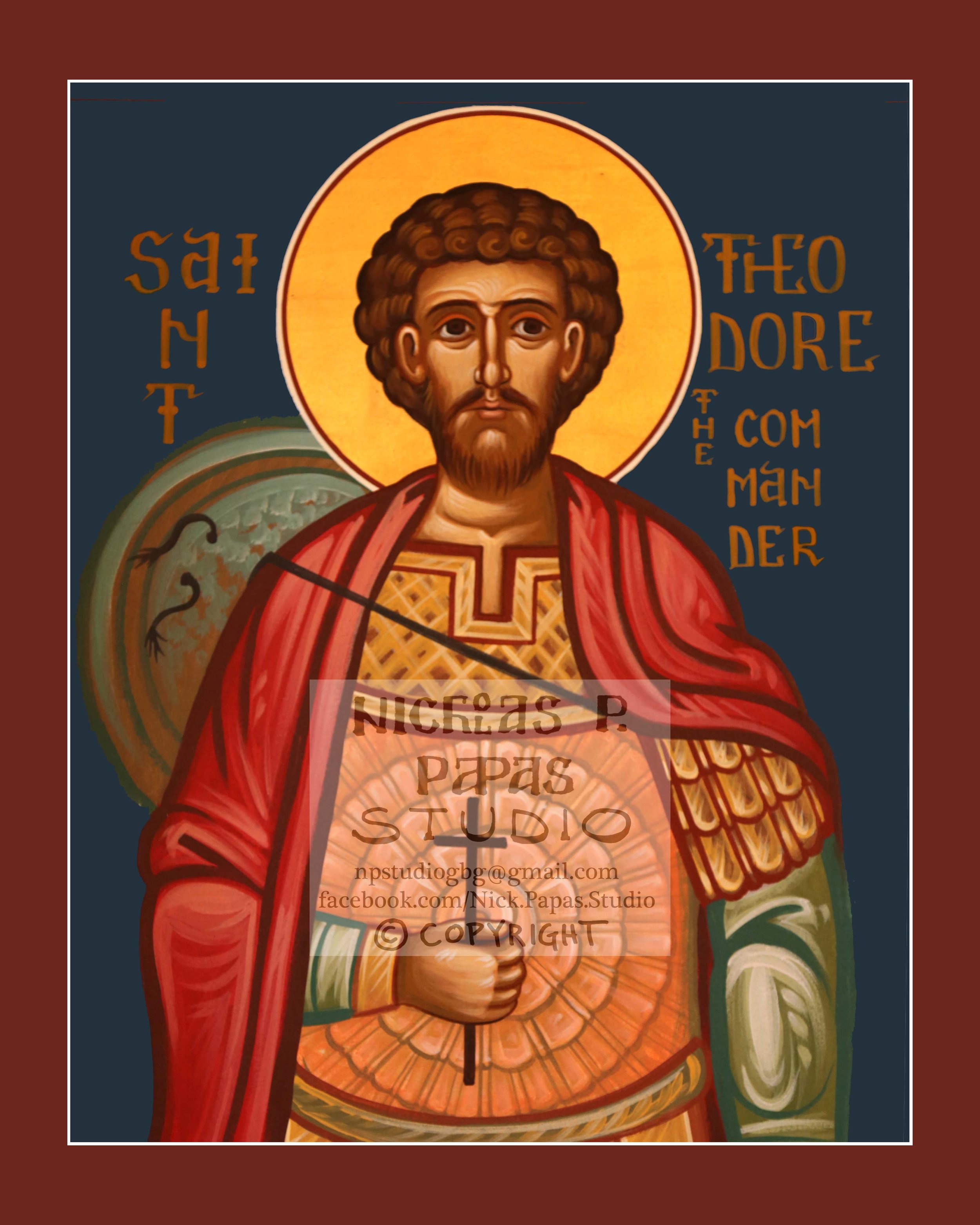 Theodore The Commander (8"x10"x3/4")