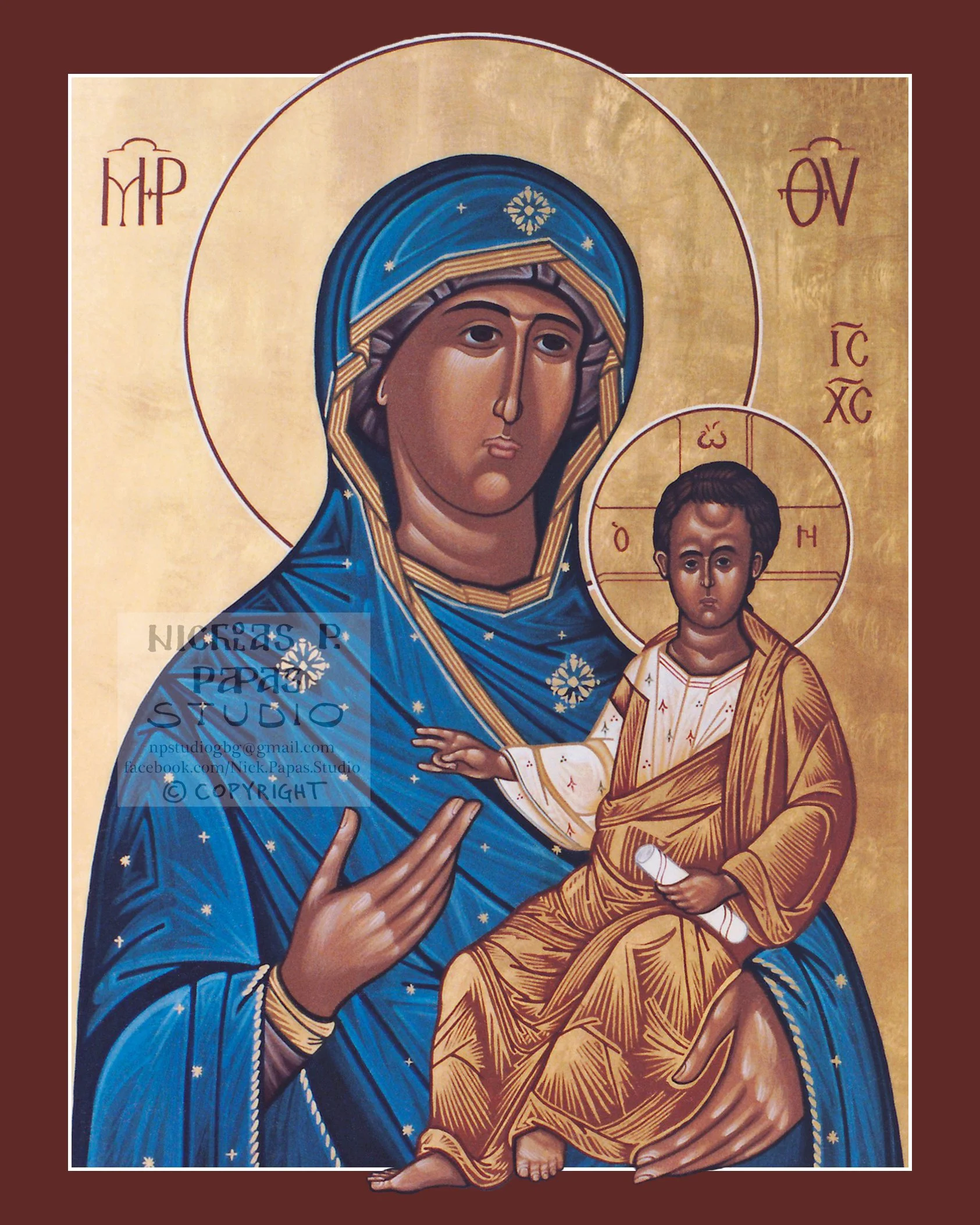 Mother of God (19)(10"x8"x3/4")