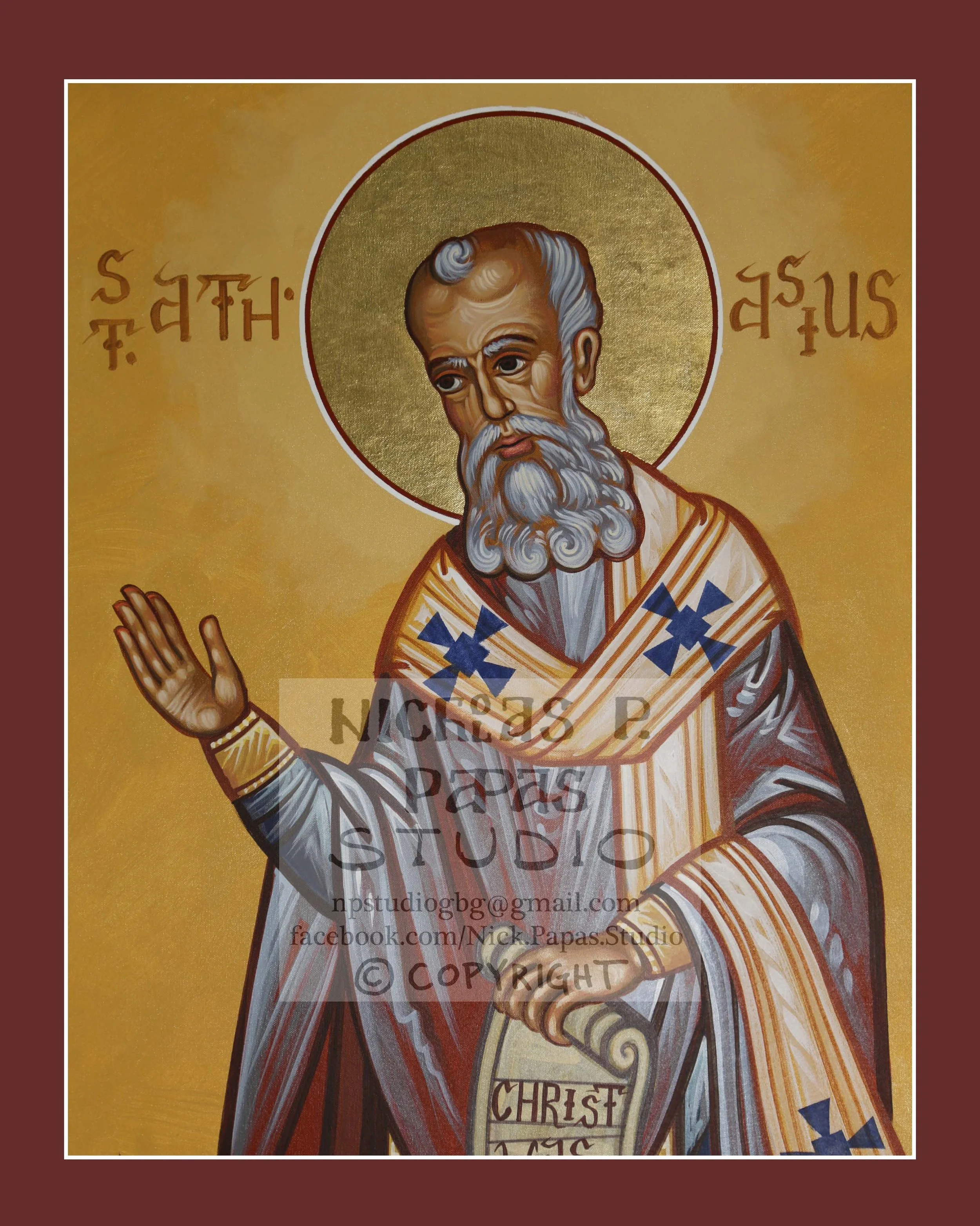Athanasius (8"x10"x3/4")